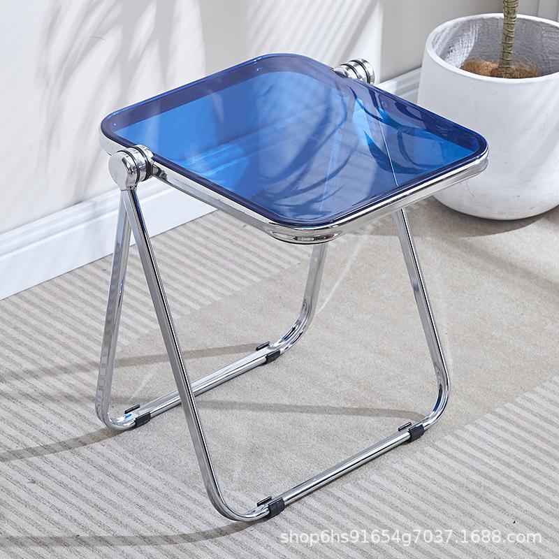 Portable Folding Acrylic Coffee Table and