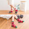 Winter Socks Christmas Stockings Floor Socks Polyester Fiber Socks For Women Girl Gift
