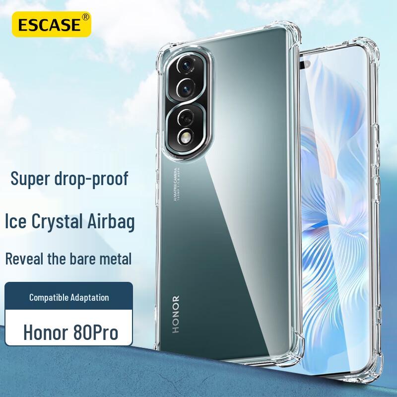 ESCASE Transparent Full Protection Phone Case for Honor