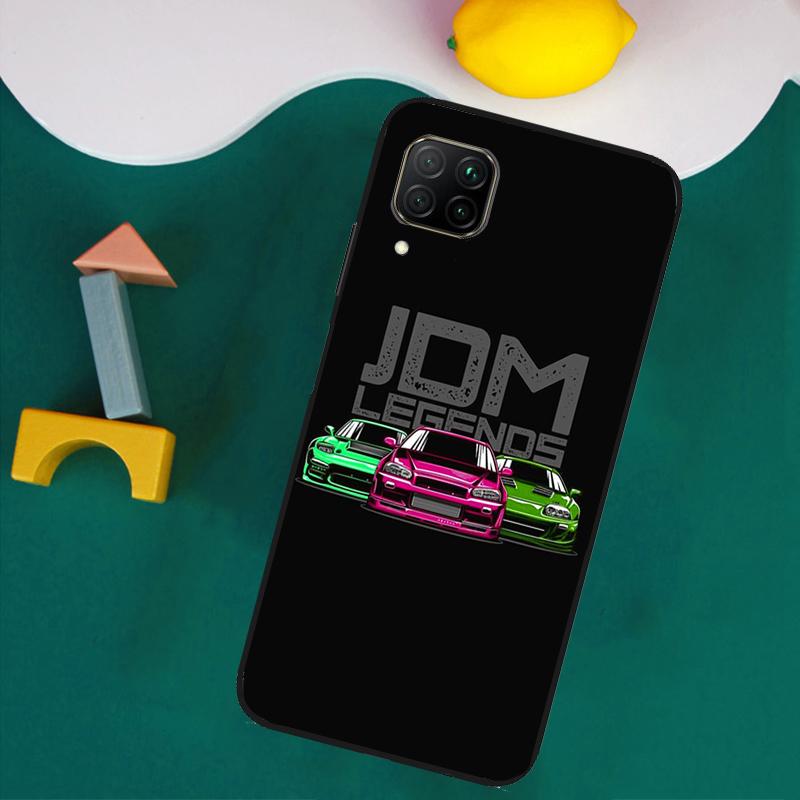 Japan JDM Car Case For Huawei P30 Pro P20 P40 Lite Nova 8i 3i 7i 11i 9 10 SE 5T Y60 Y61 Y70 Y90 Y91 Cover