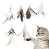 SONGWAY Cat Toy, Replacement Feathers, Natural Feathers, Primary Colors
