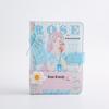 Fu You B6 PU Magnetic Buckle Rose Heartfelt Words Series Cute Girl Character Journal Notebook