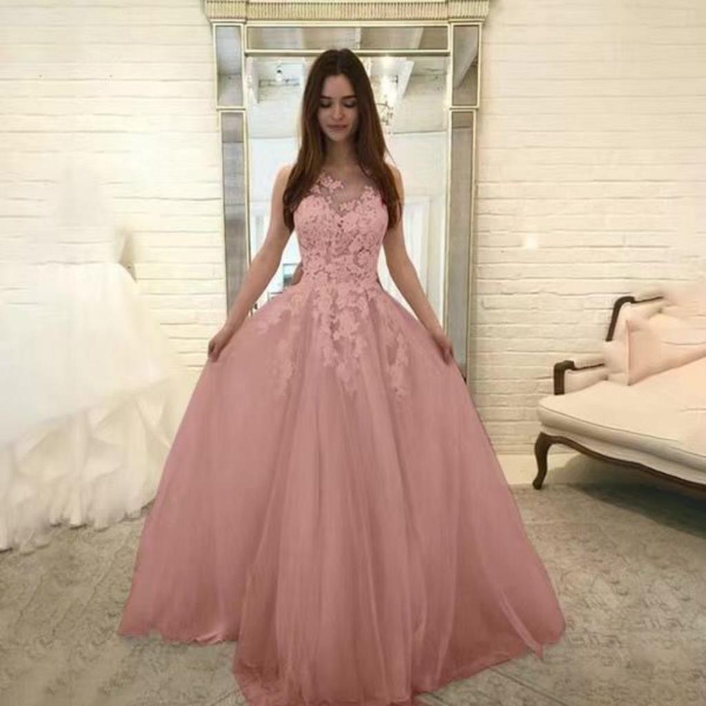 Lace Ball Gown Wedding Dress - Off-the-Shoulder A-Line Princess Bridal Gown