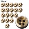 20Pcs Brass Mist Nozzles 360-degree Rotation Misting Nozzles Agricultural Sprayer Head For Gardens Lawns And Greenhouses