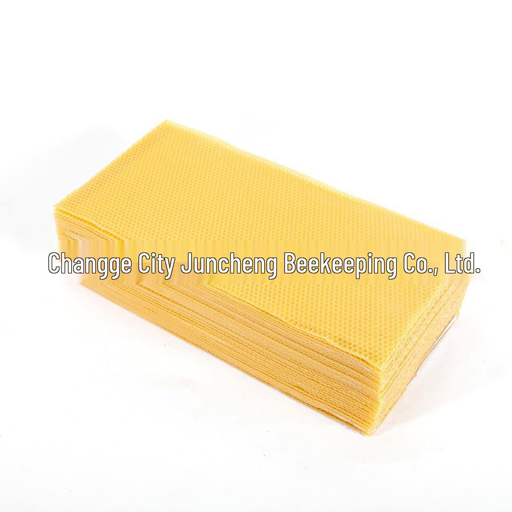Widened Beeswax Foundation Sheet for Beekeeping - 22" Non-Standard Size