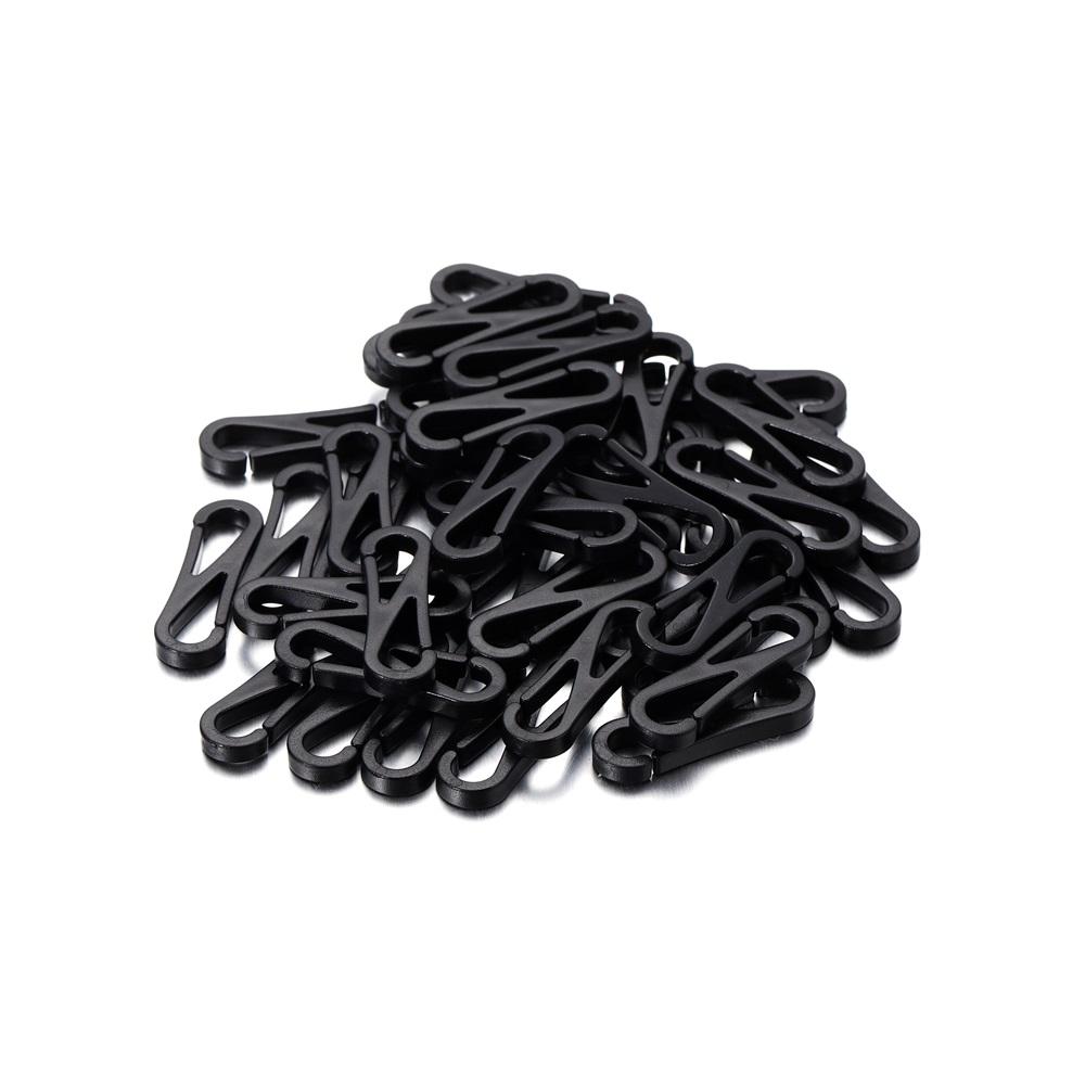 30Pcs Lanyard Hook Spring Backpack Clasp Keychain Buckle Outdoor Cap Rope Fastener Buckles Glasses Holder Strap Loop Accessories