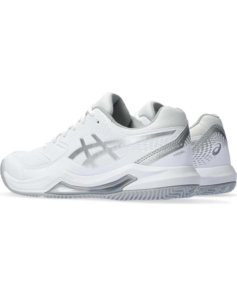 sports shoes ASICS white gel-dedicate 8 padel
