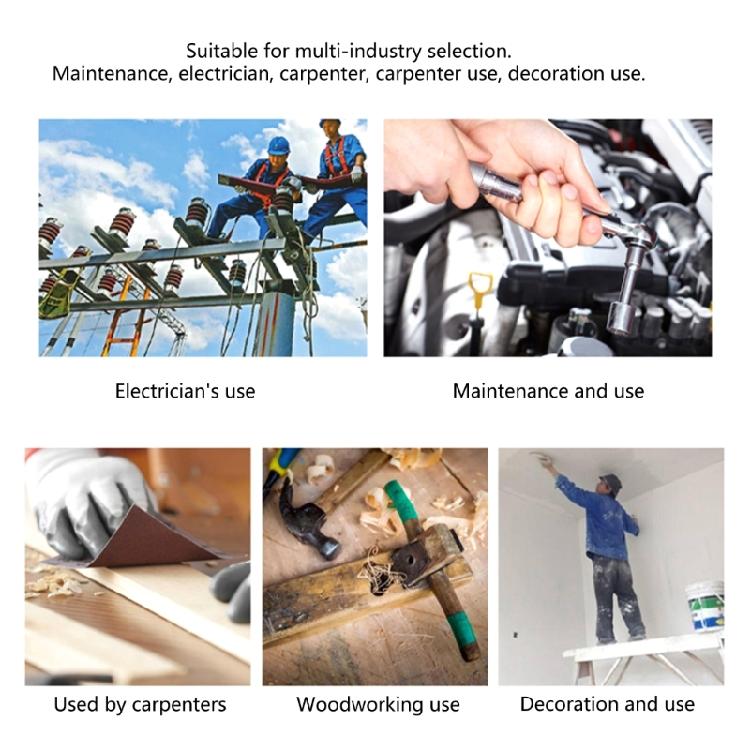 Woodworking Nail Waist Pocket, Nail Pocket, Canvas Tool Kit, Belt Style Nail Bag, Wear-Resistant Construction