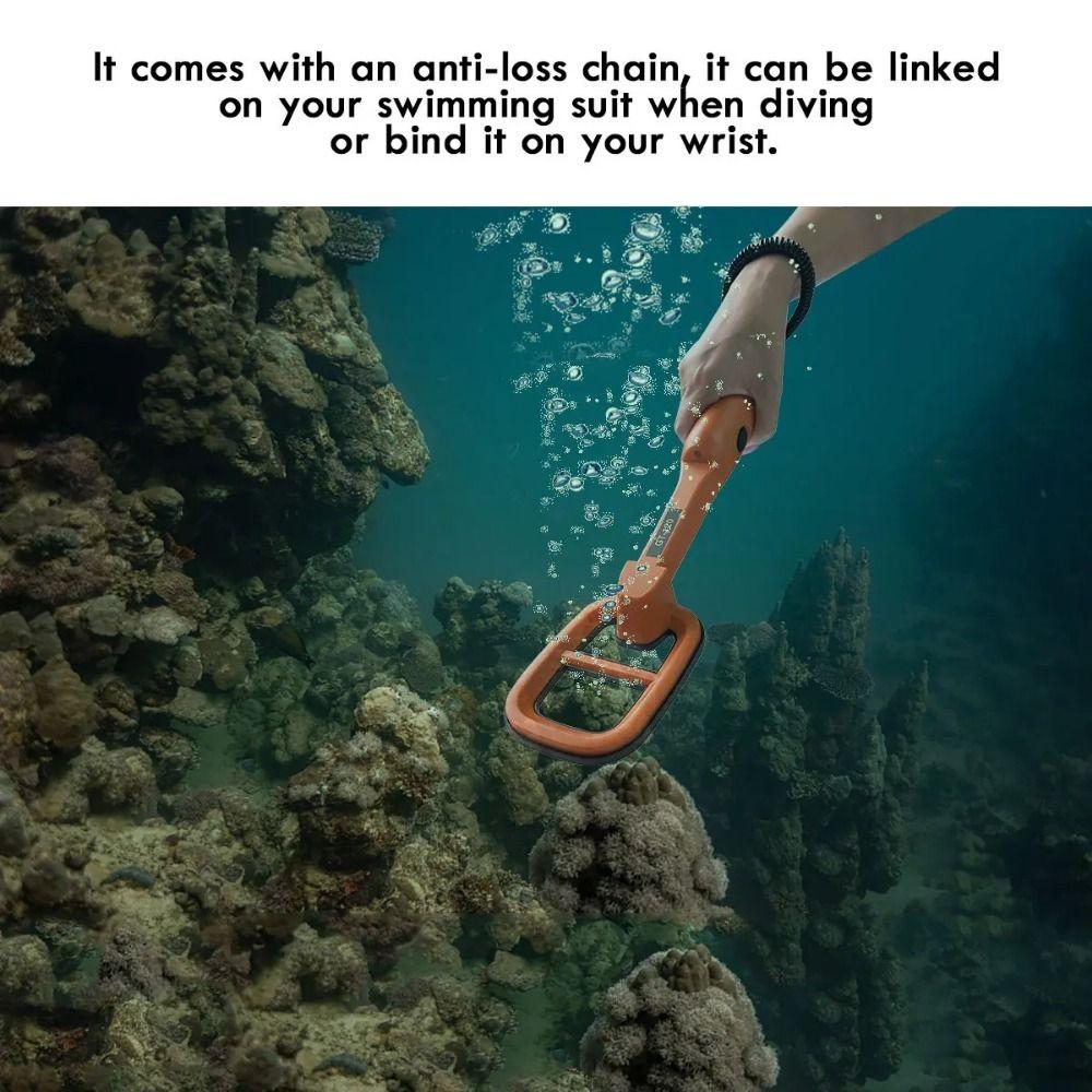 High Sensitivity Underwater Metal Detector with Led Light Underwater Pinpointer  Archaeology