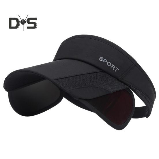 Sport Solskärm Hattar för Män Kvinnor Justerbar Tom Topp Basebollkeps Sommar Utomhus Solhatt för Tennis Baseboll Golf Cykling Löpning