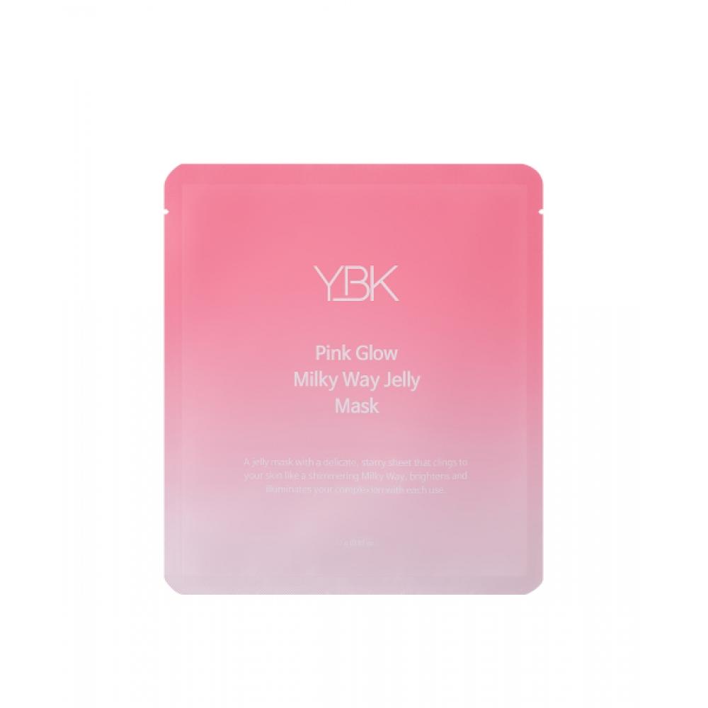 Ybk Pink Glow Milky Way Jelly Mask 23g X 5 Pack