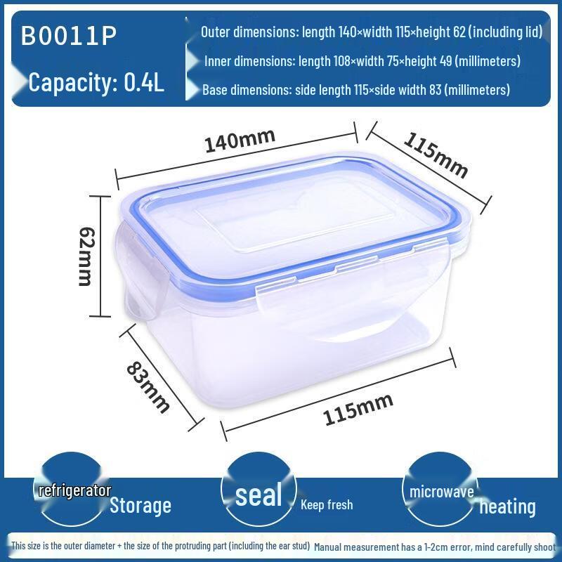 HANDUNYOU Microwaveable PP Food Storage Containers