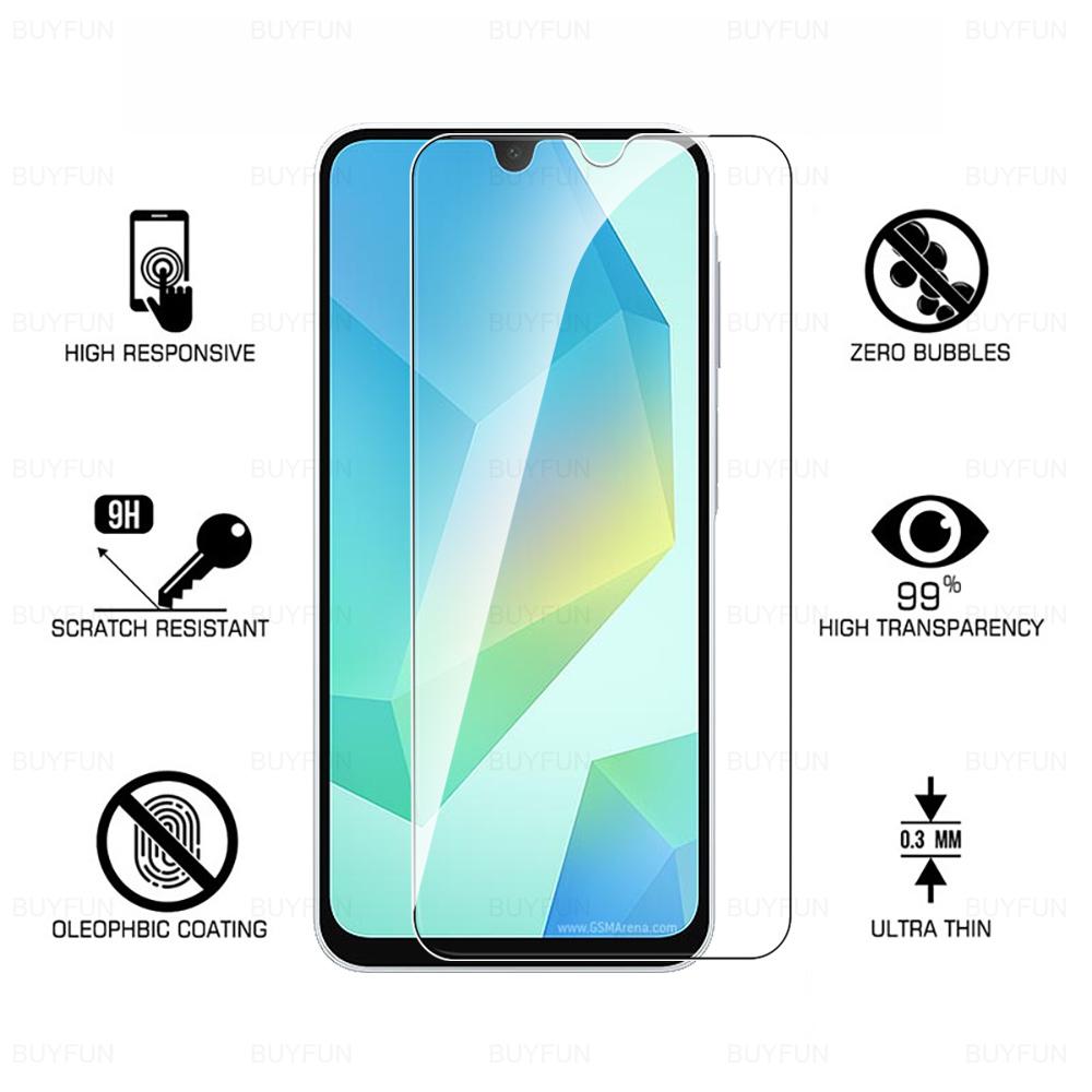 1-5Pcs For Samsung Galaxy A16 A17 5G Tempered Glass Case Friendly Anti-Scratch HD 9H Transparent Screen Protector SamsungA16 4G2