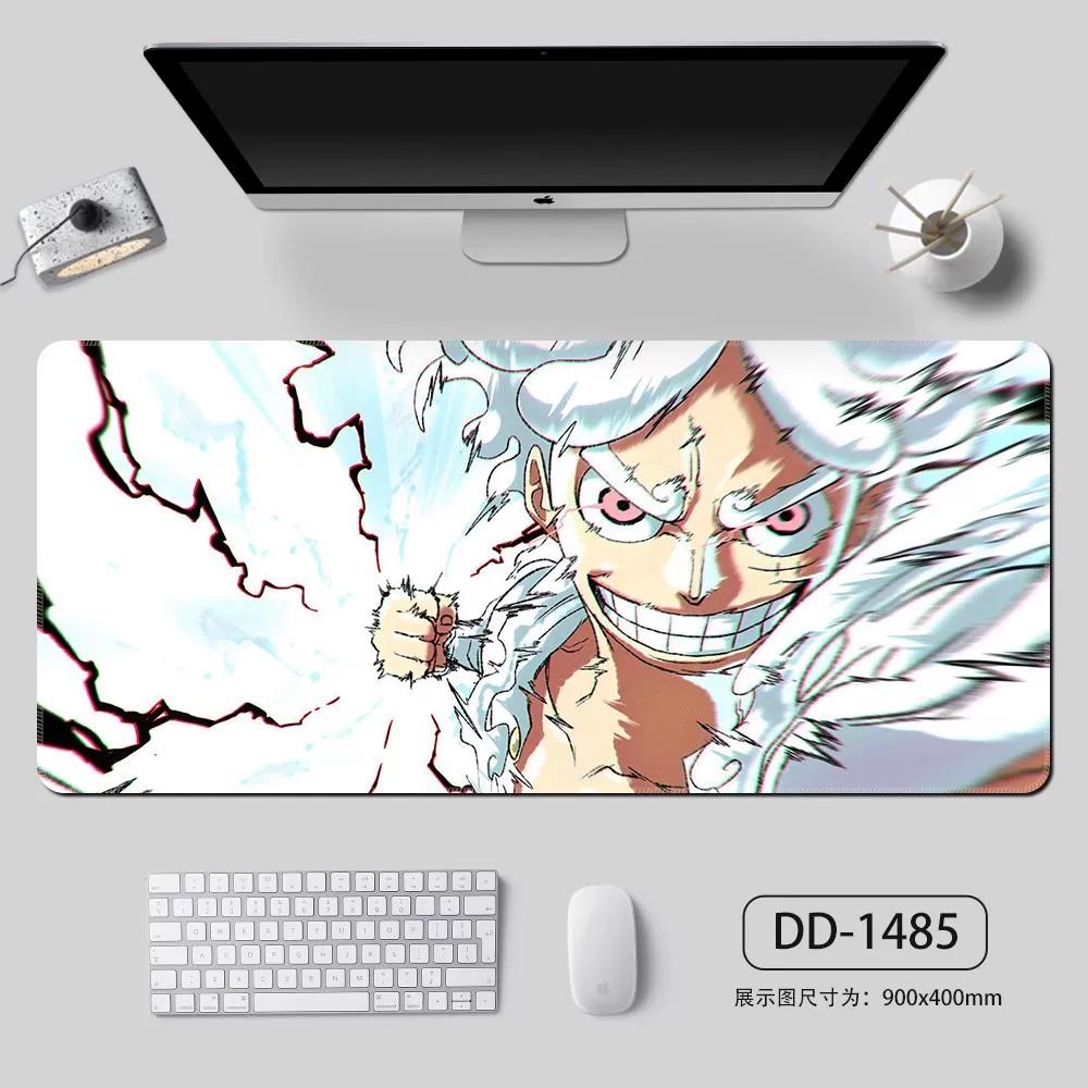 High Definition ONE PIECE Mouse Pad Oversize Boy Hot Blood Animation E-sports Keyboard Pad  Monkey D. Luffy Roronoa Zoro Computer Table Mat Animation