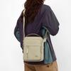 Nylon Crossbody Bag with Top Handle and Multiple Zipper Pockets for Daily Use Men Women