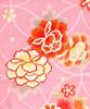 Kimono Includes Plain Hifu and Full Set 753 Peach Blossom Dance Shippo [KYOETSU] 3-Year-Old Girls' Shichi-Go-San Set, Accessories, (1. Pattern)