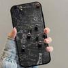 Physics Chemical Mathematics  Anime Black Soft Silicone Phone Case For Iphone17 Air 16 15 14 13 12 11 Mini Pro Max Plus