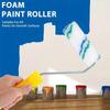Professional Handheld Wall Paint Brush 4inch Foams Roller Brushes Painting Tools for Efficient and Smooth