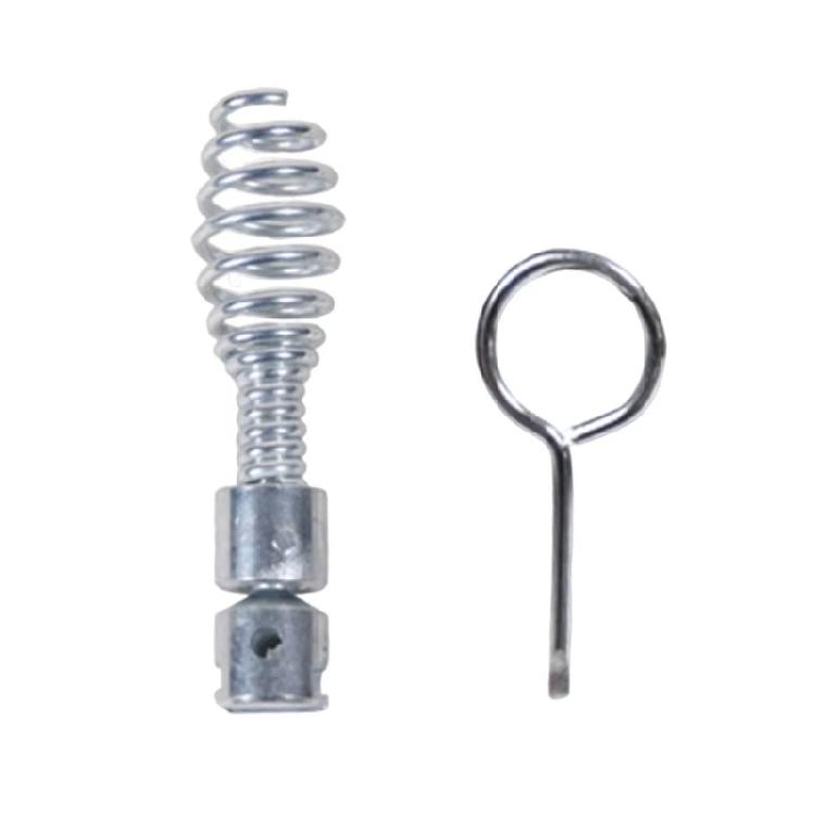 Abflussreiniger Kombi-Schneidkopf-Set, Edelstahlfeder Automatische Verriegelung Abflussbagger-Schneidkopf-Zubehör