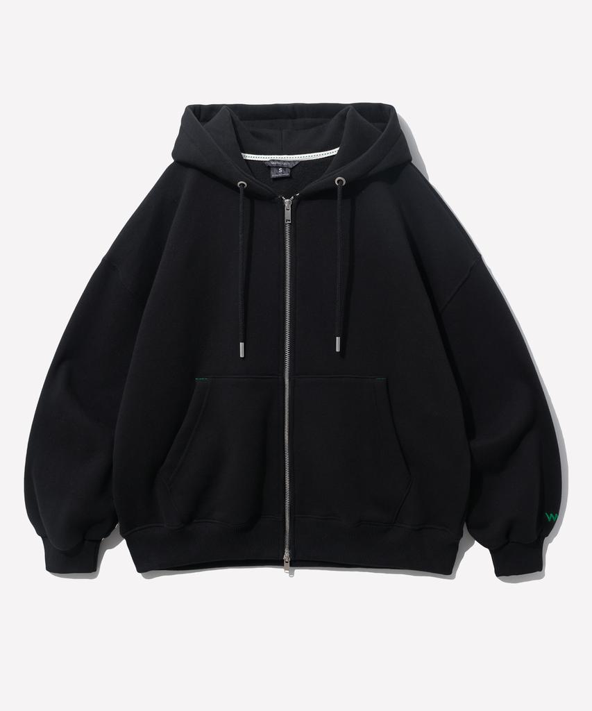 Wv Project Kani Hoodie Zip-Up Black Mjhd7627
