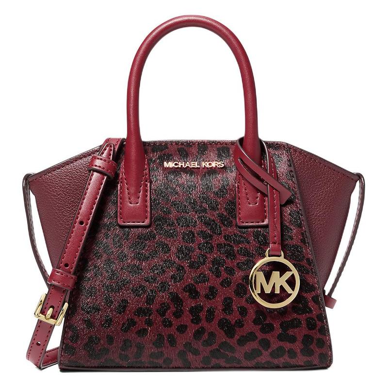 MICHAEL KORS Avril Logo Leopard Print