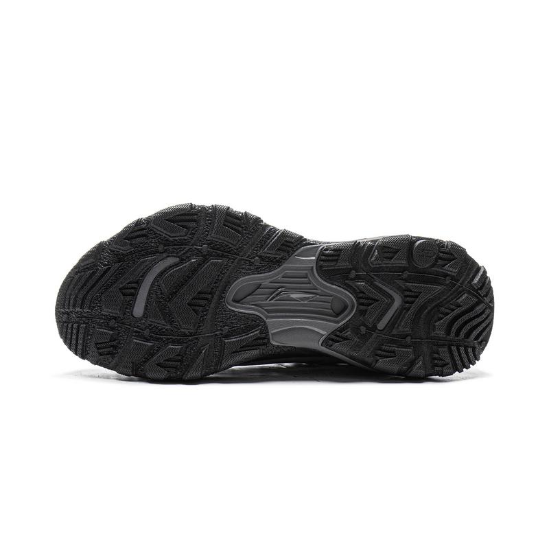 Li Ning CF Su Yi Jie 2 Outdoor Sports Comfortable Shock Absorption Rebound Low Top Hiking Shoes Unisex Hiking Shoes Black Silver AHTV039-2