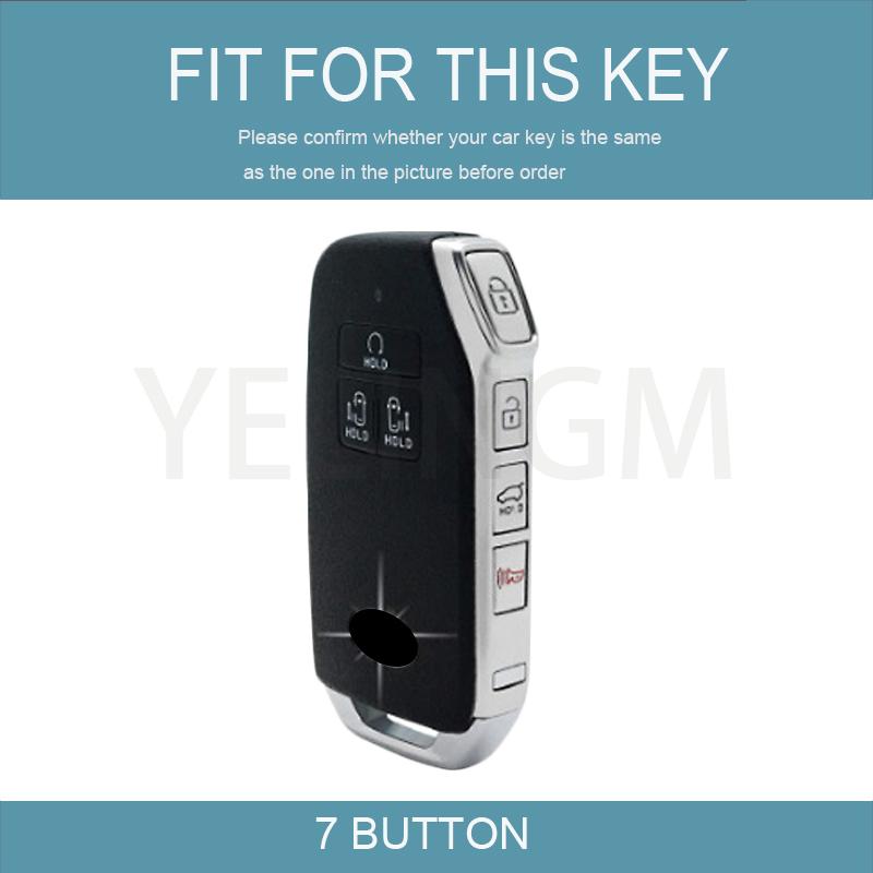 TPU Car Remote Key Case Cover For Kia Carnival 2021 2022 Sedona Carnival KA4 EX SX LX Fiesta 2023 Keyless Shell Fob  Accessories