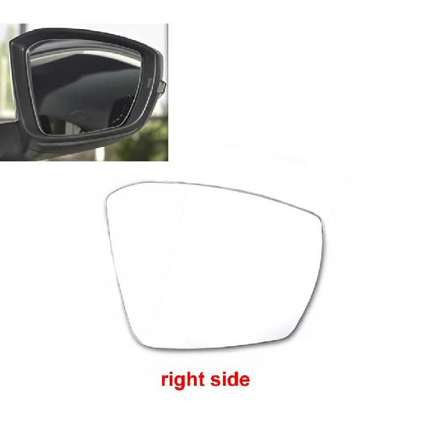 

Для Skoda Octavia 2015 2016 2017 Автоаксессуары Боковые зеркала автомобиля Линзы для дверей Зеркала заднего вида Стеклянные линзы с 1PCS right side