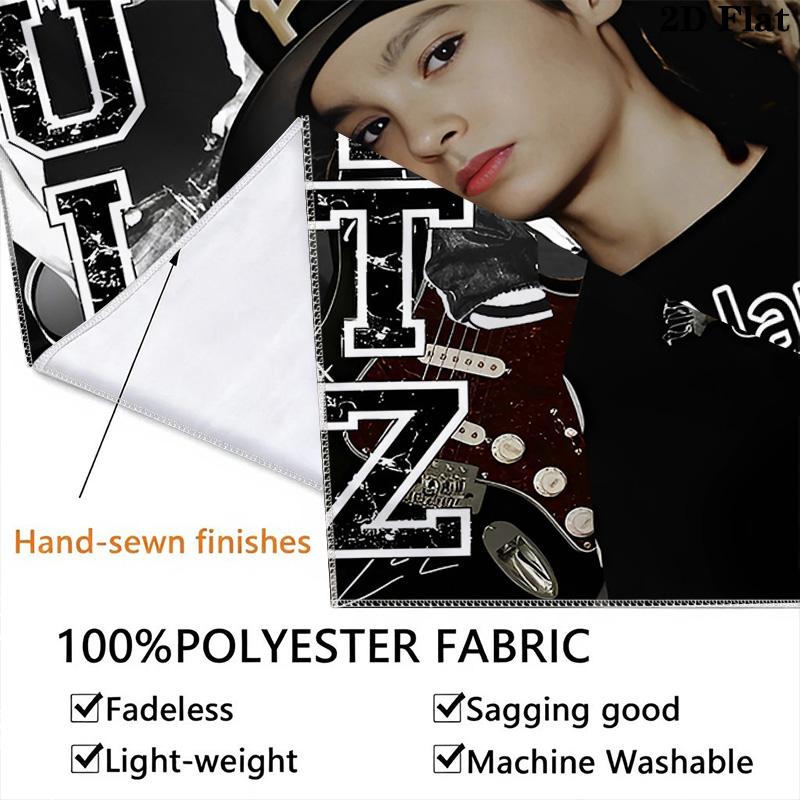 Tom Kaulitz Custom Name Wall Tapestry Aesthetic Wall Hanging Printed Fabric Blanket Decorative Tapestries for Bedroom Living Room Home Decor