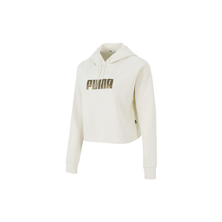 PUMA Sweatshirts Women's White Hooded Thickened Regular 847673-73