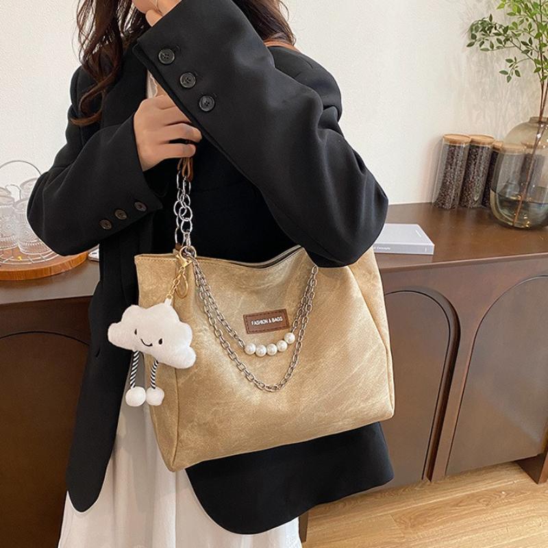 New Versatile Casual College Student Class Bag, Women's Casual Large Capacity Bag, Fashiable Commuting One Shoulder Tote Bags