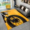Tappeto da Area Tappeto da Corsa per Moto 3D Grande, Tappeto per Casa Soggiorno Camera da Letto Divano Zerbino Decorazione, Tappetino Antiscivolo per Giochi per Bambini