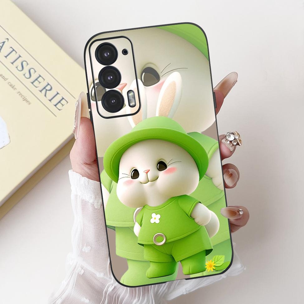 For Edge 20 20Pro 20Lite Phone Cover For Motorola Edge 20 Pro Case Silicone Luxury Fashion Love Cute Cat Girl Funny Cool Painted