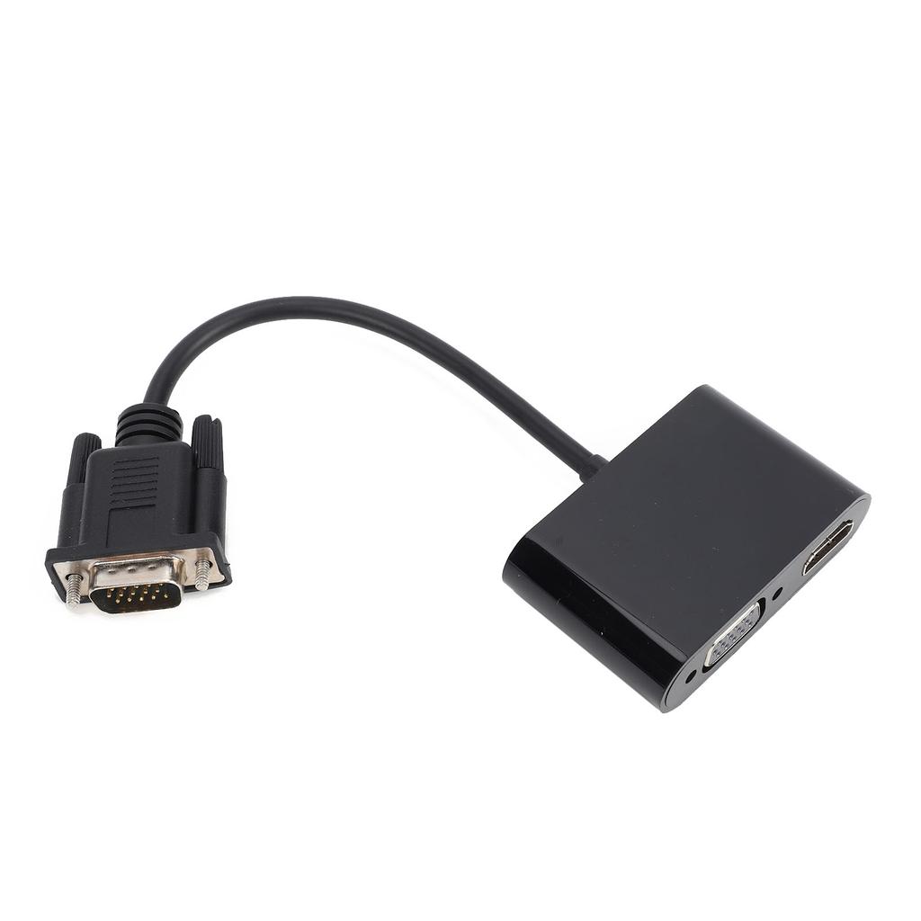 Convertor de la VGA la Interfață Multimedia de Înaltă Definiție Ieșire VGA Intrare Convertor VGA la Interfață Multimedia de Înaltă Definiție Adaptor VGA cu Intrare de 3.5mm
