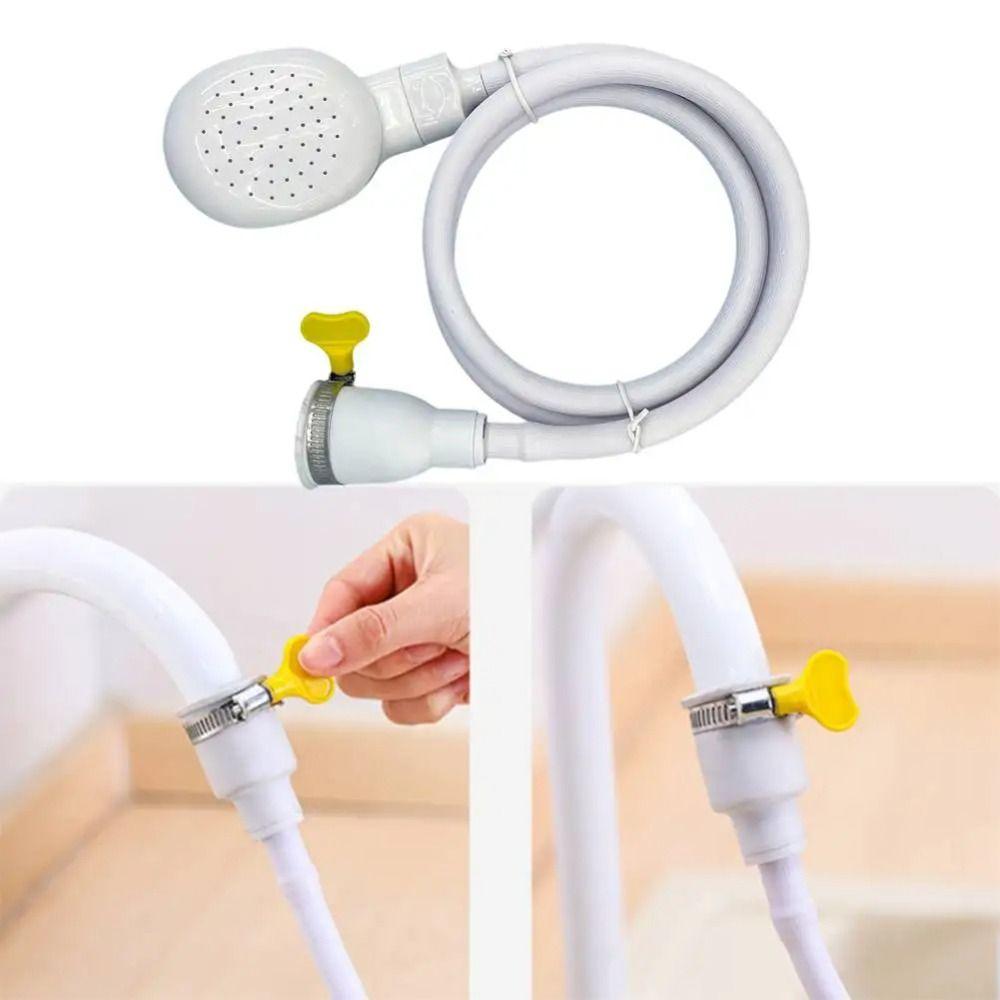 Quick Connect Universal Sink Spray Rubber Hose Handheld Shower Shower Head Cleaning Supplies