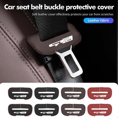 AIB1 Car Seat Belt Buckle Clip Protector Anti-Scratch Seatbelt Plug Cover For Gt Gtline Xline Ceed Forte RIO STINGER Seltos K3 K4