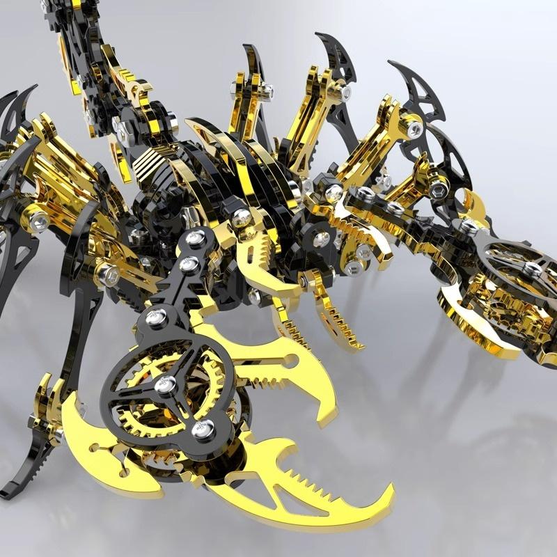 Limited Edition Scorpion King Diy Handmade Metal 3d Metal Animal Puzzle Assembly Model Puzzle Toy Boy Birthday Gift