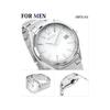 Seiko Solar Couple Watch Set with Gift Box for Men and Women SBPX143 STPX095