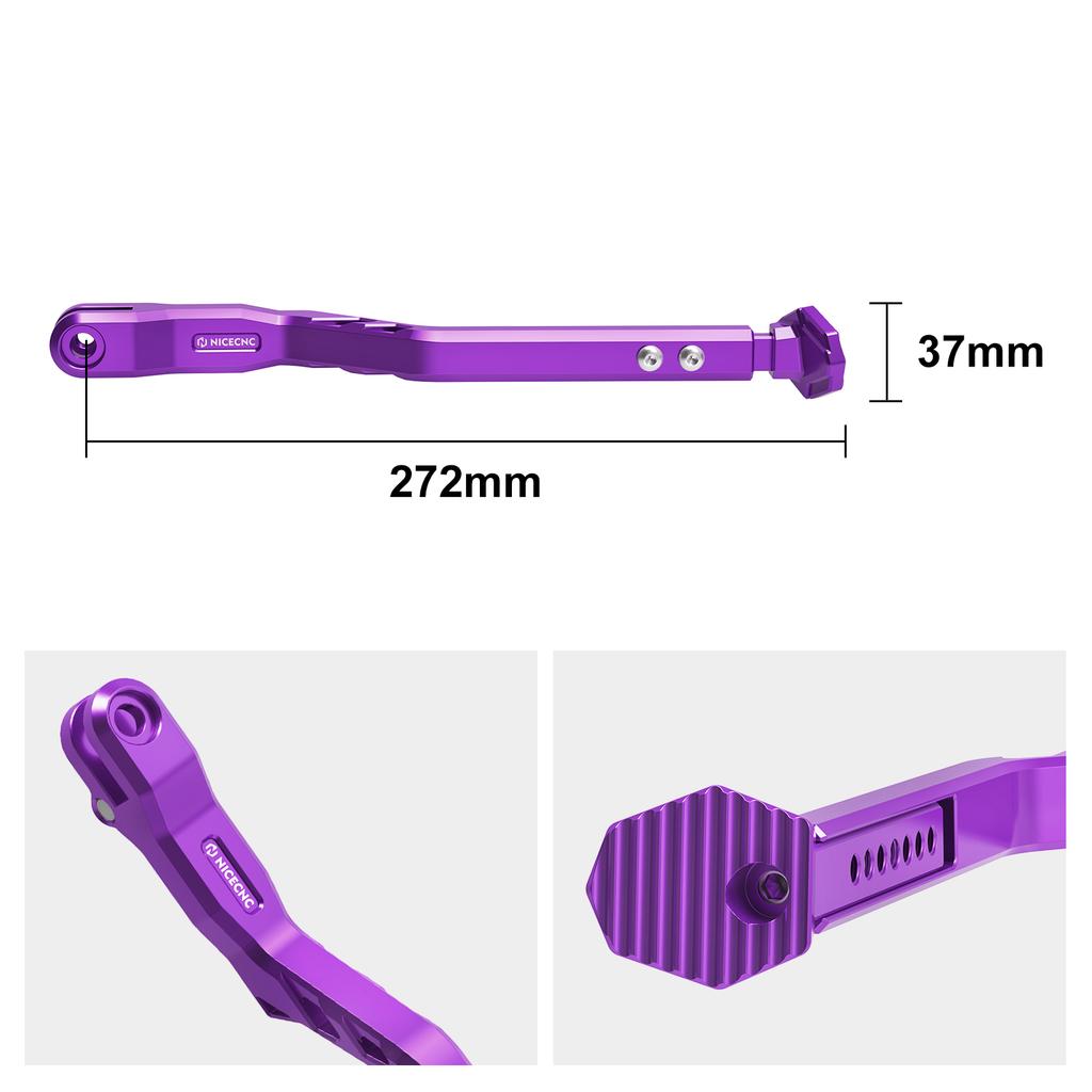 NICECNC For Surron Light Bee X S L1E For Segway X160 X260 Motorcycle 8-32MM Adjustable Kickstand Side Stand Electric Dirt Bike