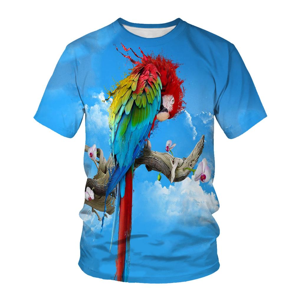 Spring Summer Tops Kids Plus Size Clothing Flower Plant 3D Print T Shirt Chirldren Pattern Tees Short Sleeve Top Breathable Boys Girls T Shirts