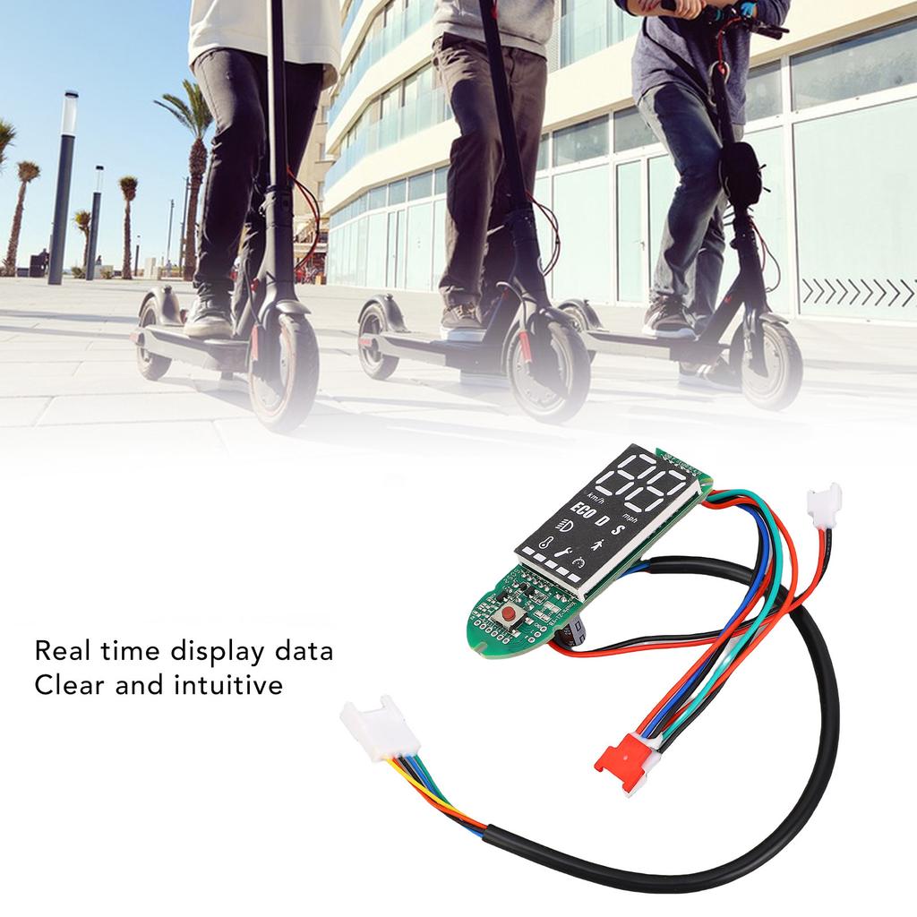 Electric Scooter Dashboard Circuit Board Clear Display Electric Scooter Replacement Circuit Board Bluetooth for Scooter Repair