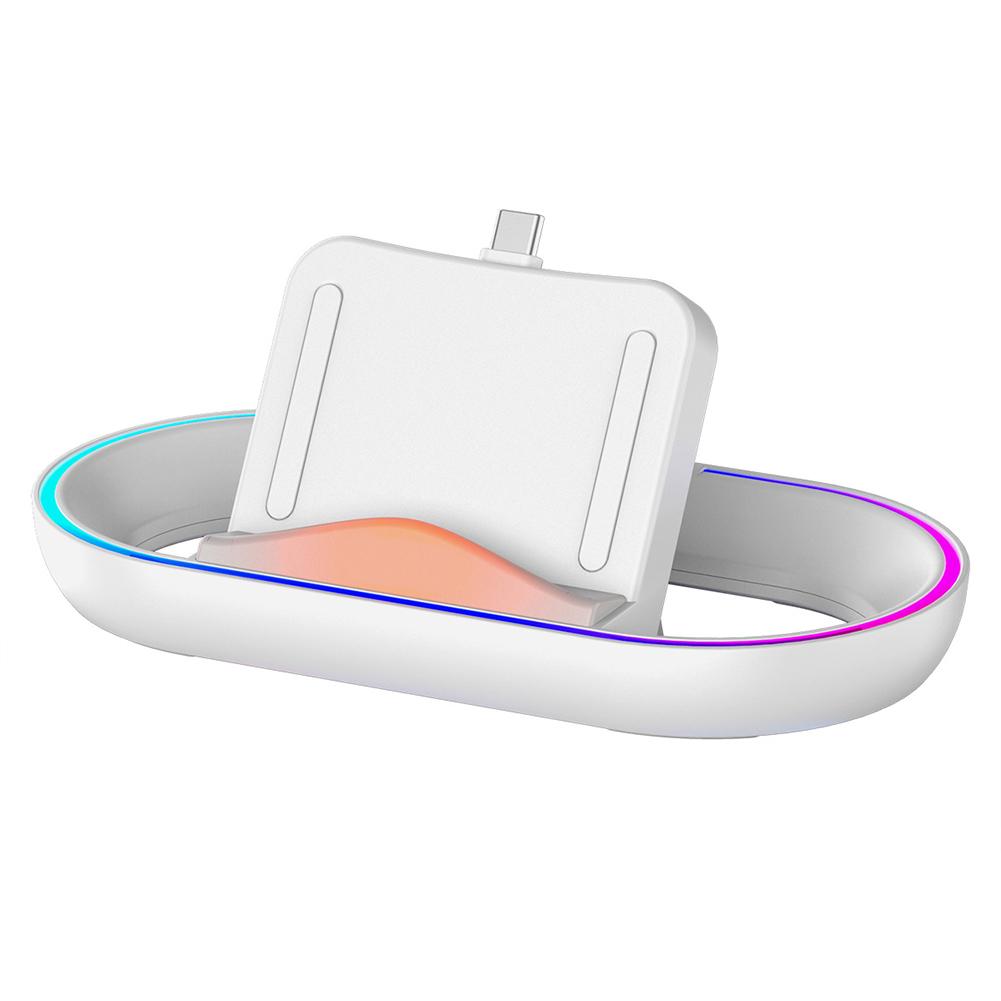3in1 Charging Dock Station for PlayStation Portal Game Console RGB Stand Holder with Cable Charger for PS5 Portal Game Console