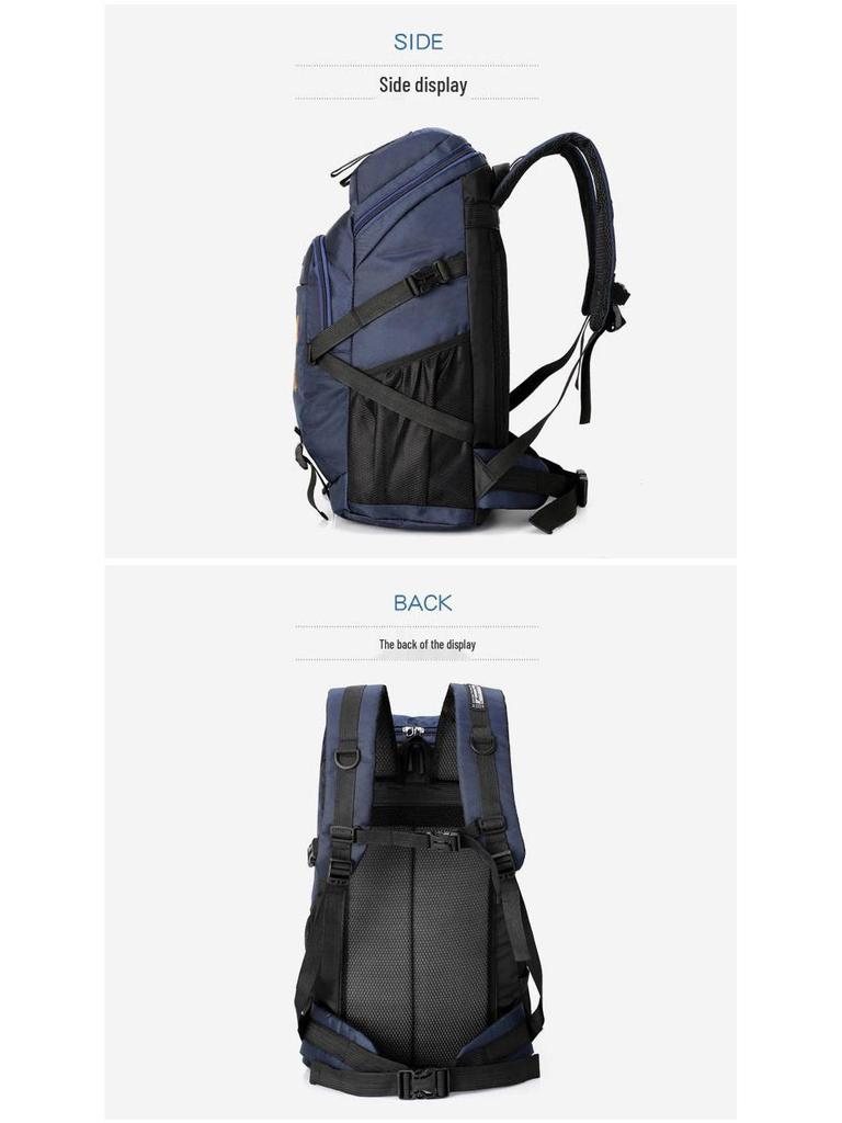 Waterproof 840D Nylon Hiking Backpack - Large Capacity, Multi-Functional, for Outdoor and Mountaineering Activities.