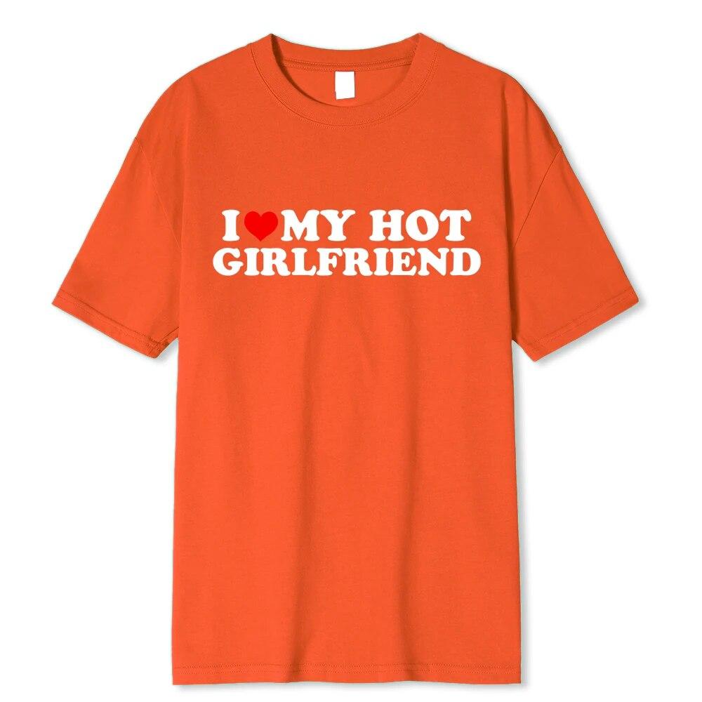 

Вінтаж Смішна I Love My Hot Girlfriend Boyfriend T-Shirt Парна графічна футболка для чоловіків Boyfriends Casual Sport Streetwear Top 4XL помаранчевий