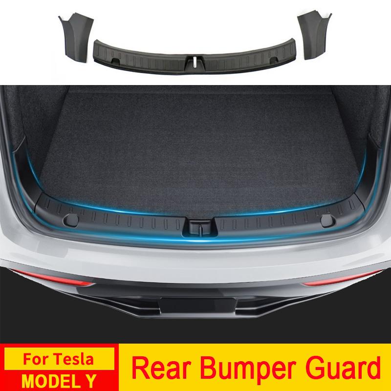 Rear Trunk Bumper Protector Guard For Tesla Model Y Juniper Launch Accessories 2025 2026 Trunk Threshold Sill Cover Mat Plate