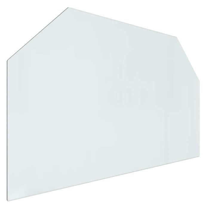 VidaXL Glass Plate for Hexagonal Fireplace 100x60 Cm 324142