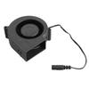 Powerful 12V Blower Fan For Barbecue Fire Boosting Exhaust Includes Stainless Steel Duct Outlet Efficient Heat Control