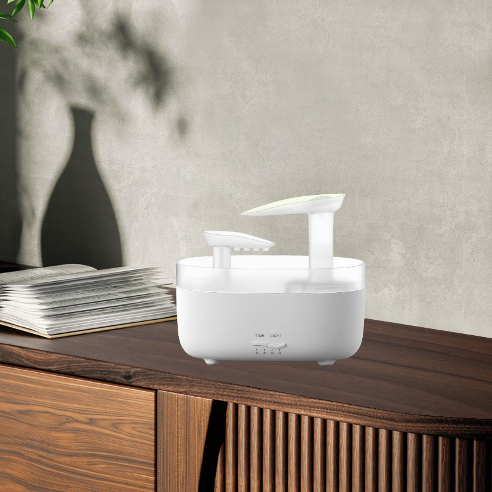 

Диффузор эфирного масла для камина, автомобилей, тихих разноцветных огней, ароматизаторов для дома, спальни, белый