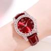 Belt Women'S Watch, Fashionable Diamond-Encrusted Women'S Watch, Casual Versatile Quartz Watch Women'S Light Luxury Niche