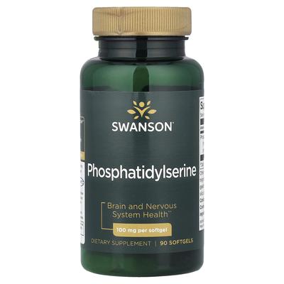 Phosphatidylserin, 100 mg, 90 Weichkapseln